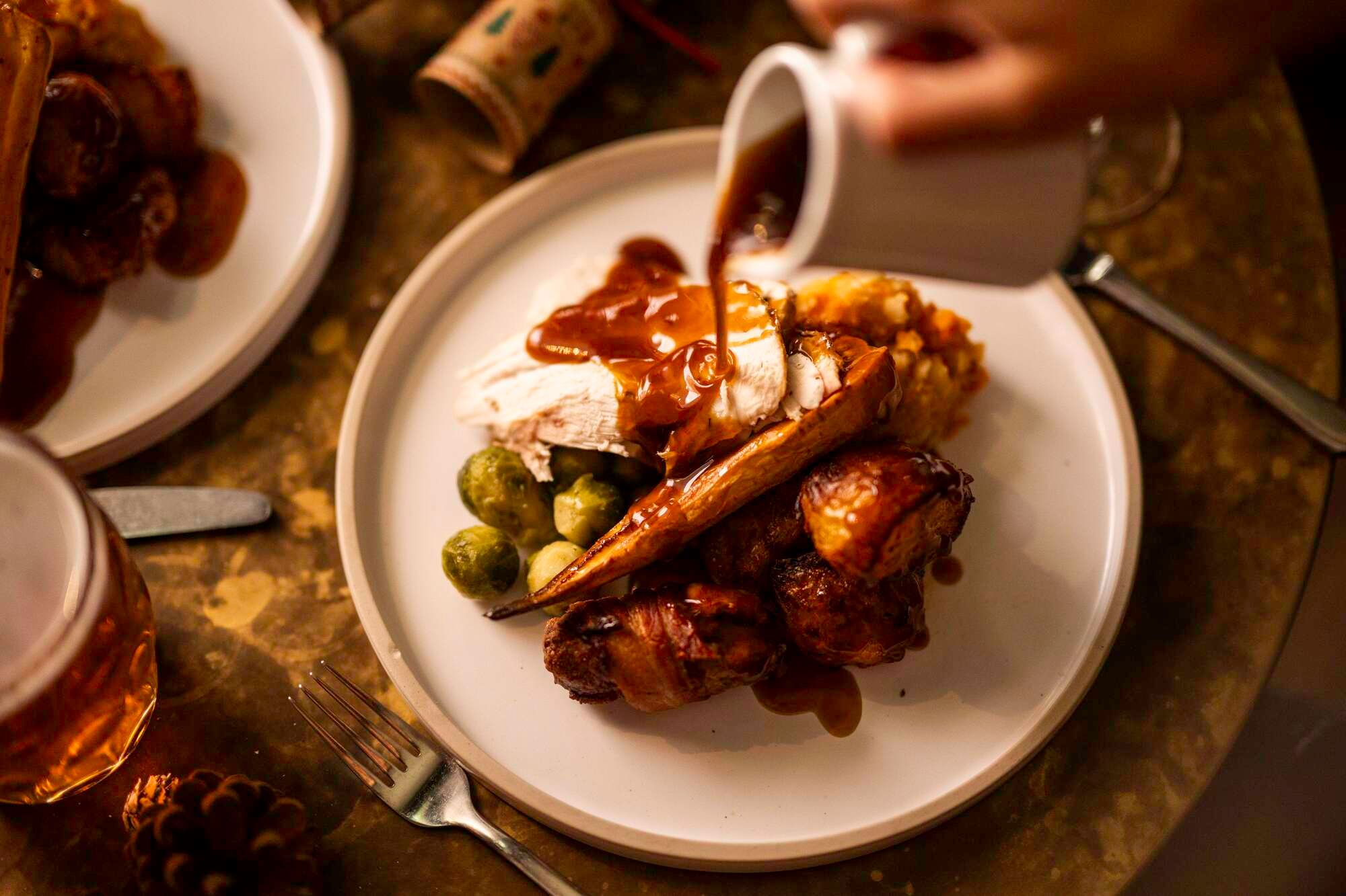 Sunday roast served at Bath Brew House